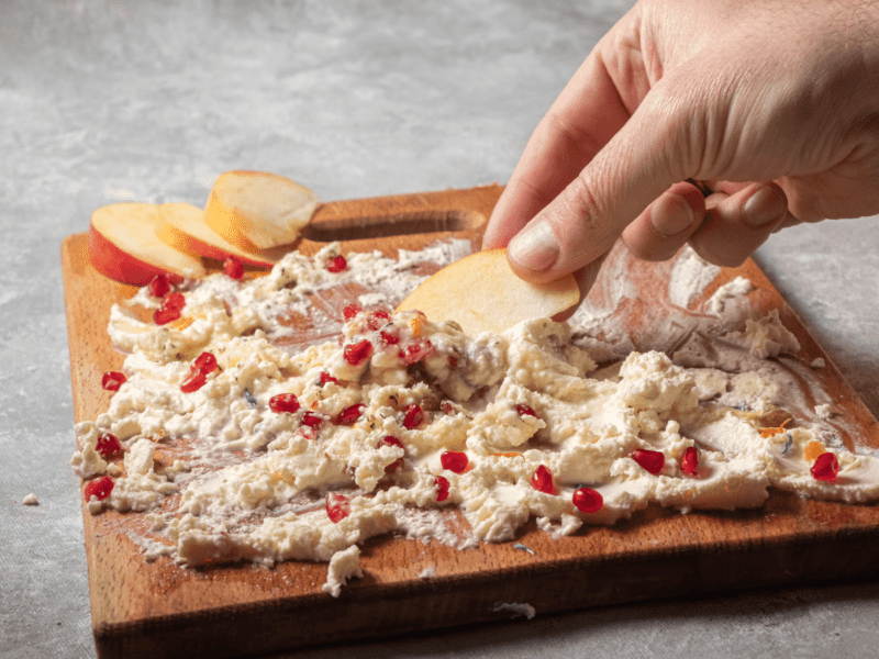 Cream Tea Butter Board with apple