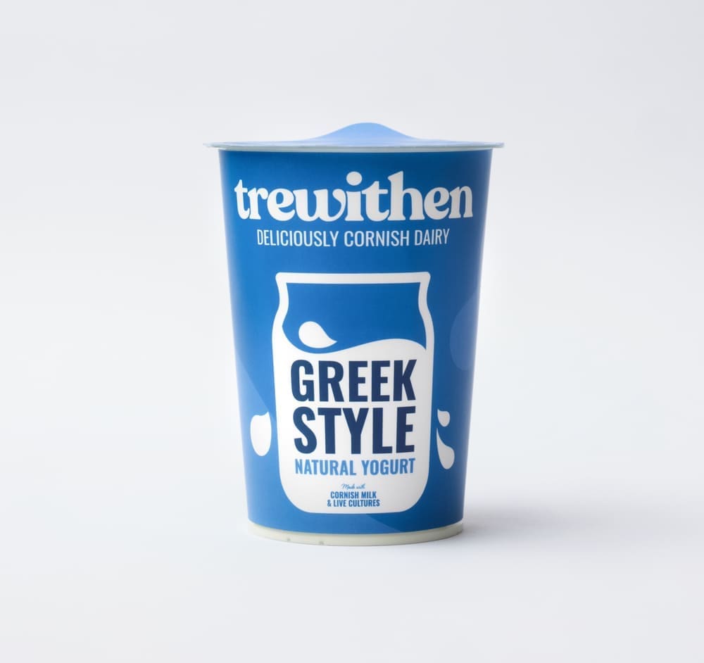 Greek style yoghurt product shoot