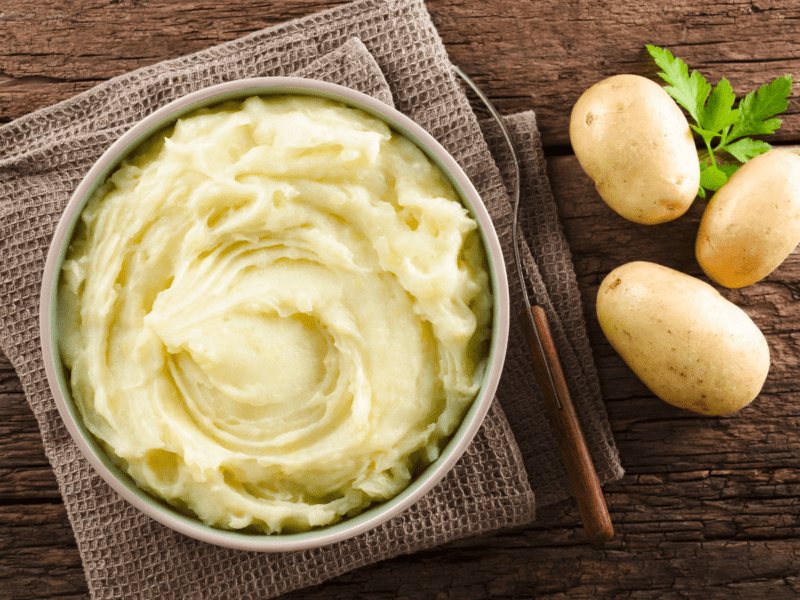 Creamy Mashed Potatoes With Clotted Cream