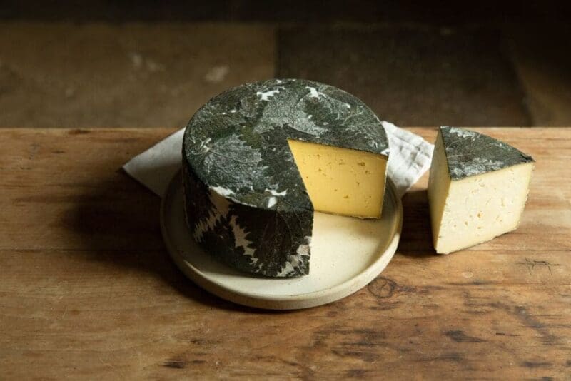 Cornish yarg cheese