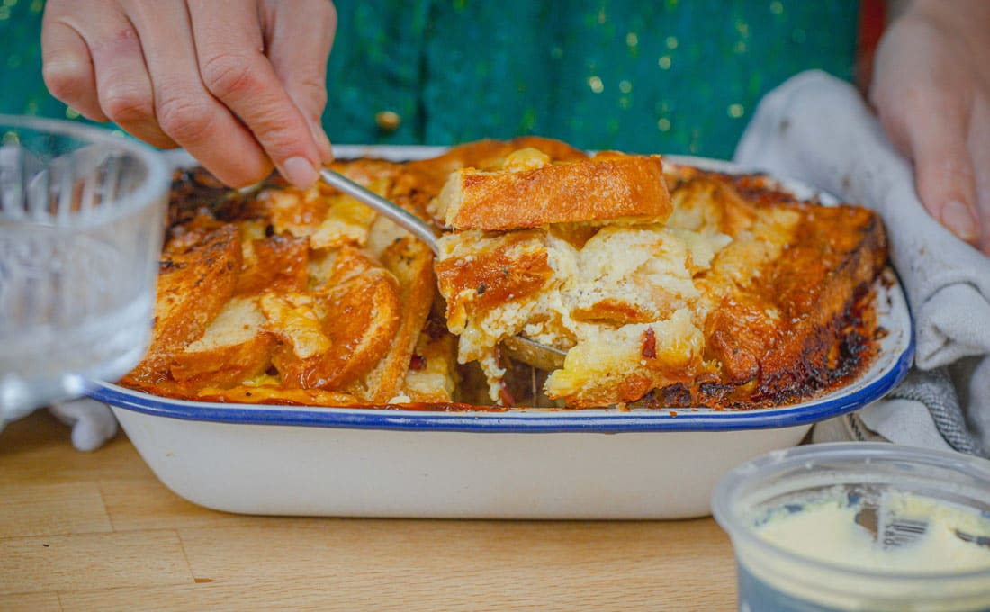 Leftover Bread And Butter Pudding (1)